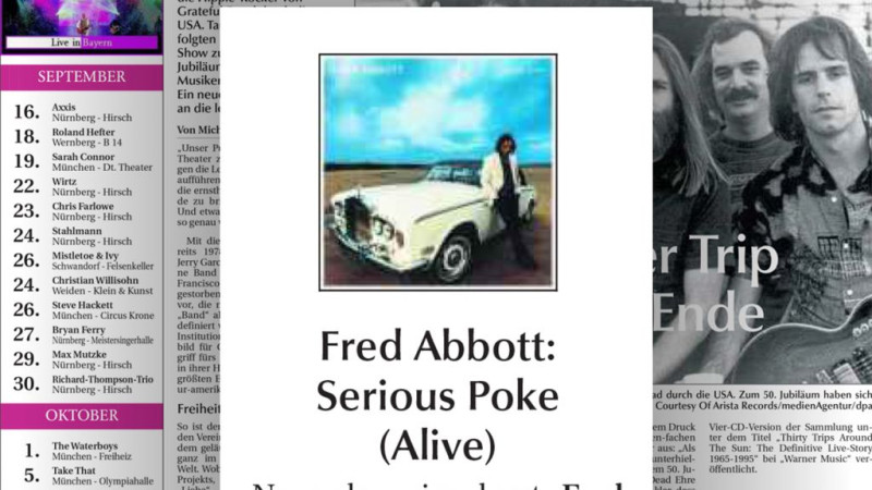 Fred Abbott in Der Neue Tag