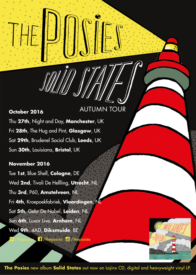 The Posies announce 2016 Autumn Tour dates in Europe